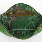 Sac Chris Cuir Tressé Romarin