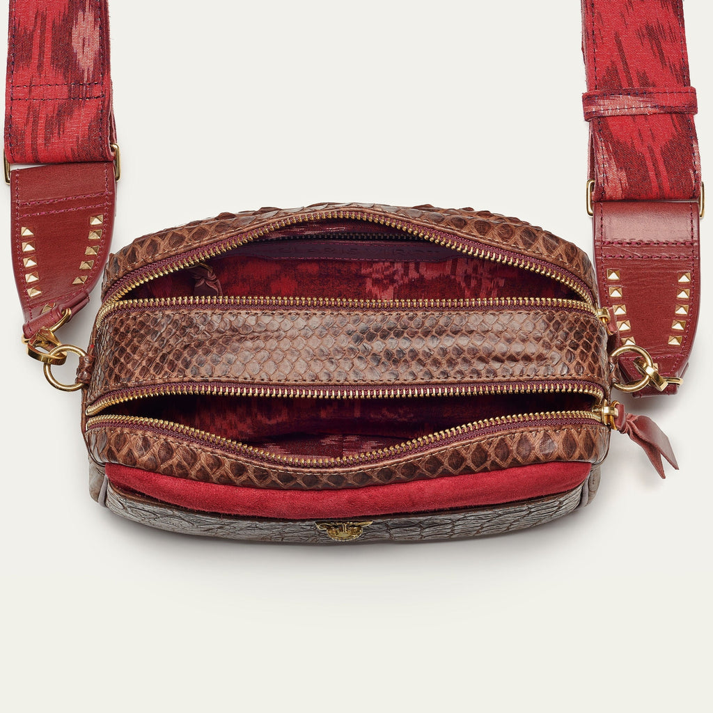 Sac Croco et Python Lily Choco