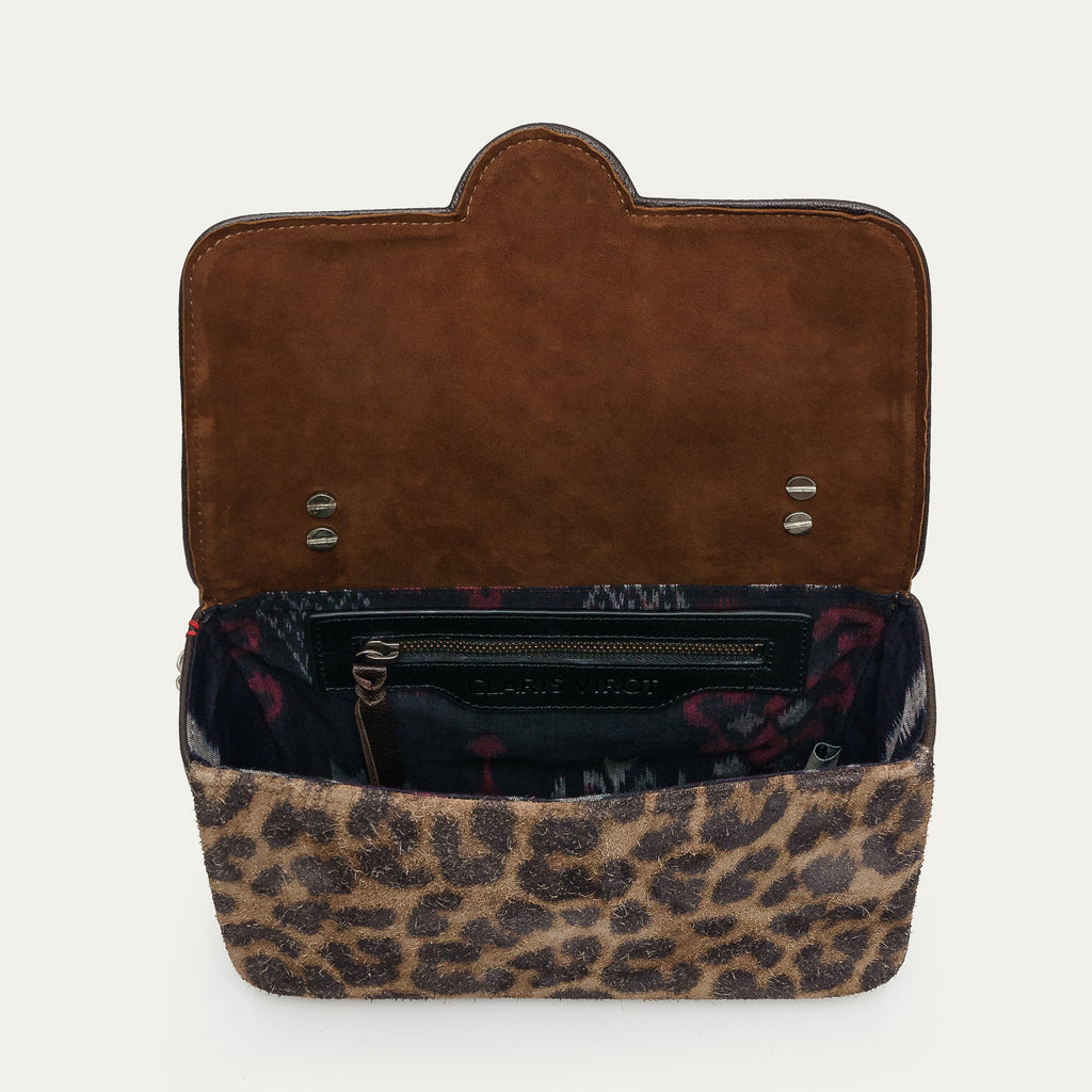 Sac Cuir Big Ava Leo Vintage
