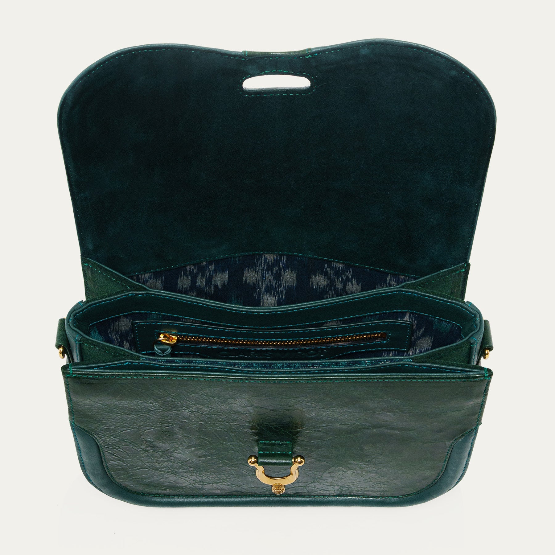 Sac Cuir Manon Vert Jade