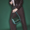 Sac Cuir Manon Vert Jade
