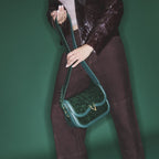 Sac Cuir Manon Vert Jade