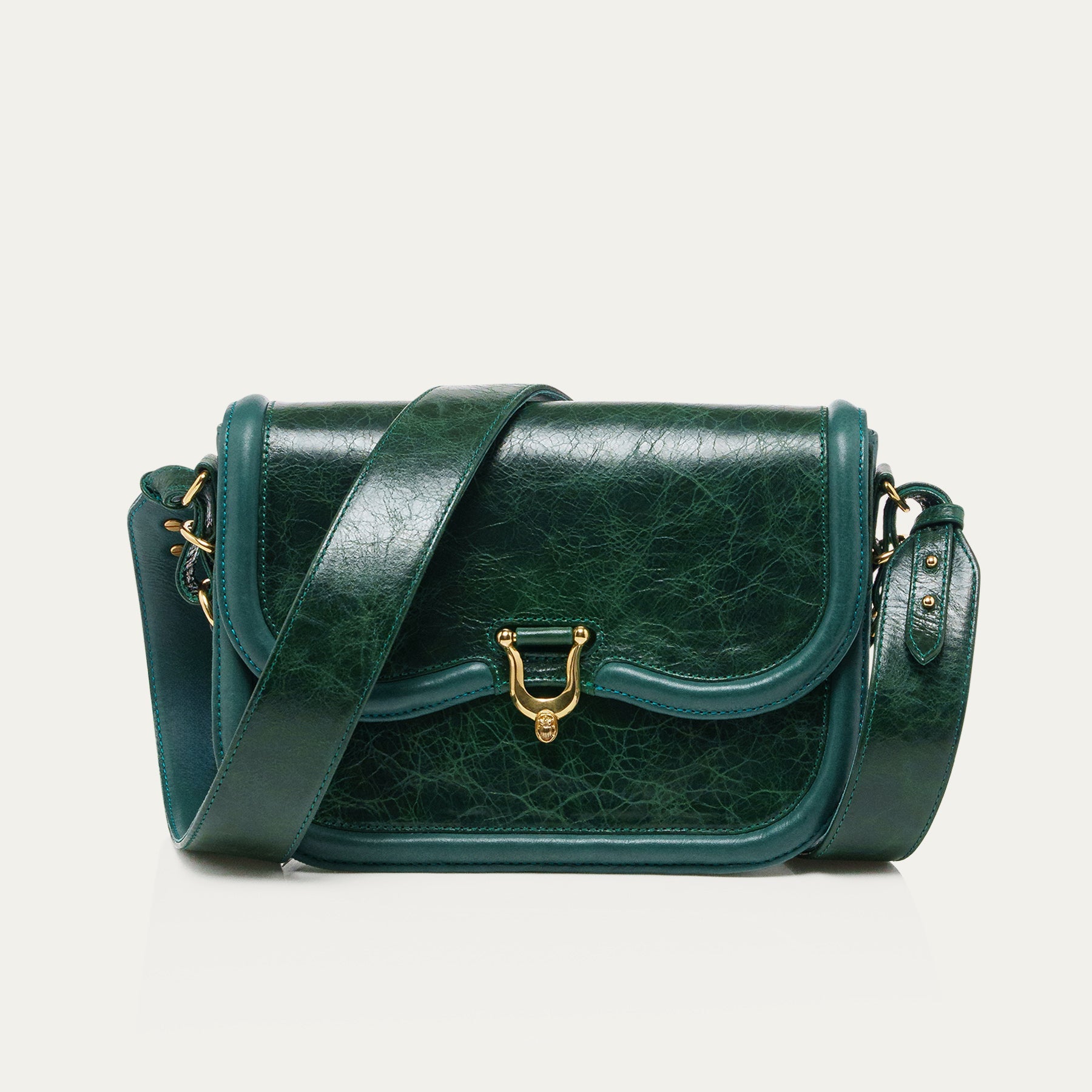 Sac Cuir Manon Vert Jade