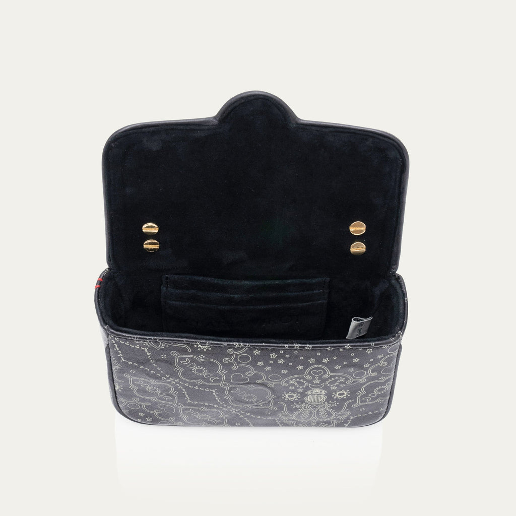 Sac Cuir Mini Ava Imprimé Bandana