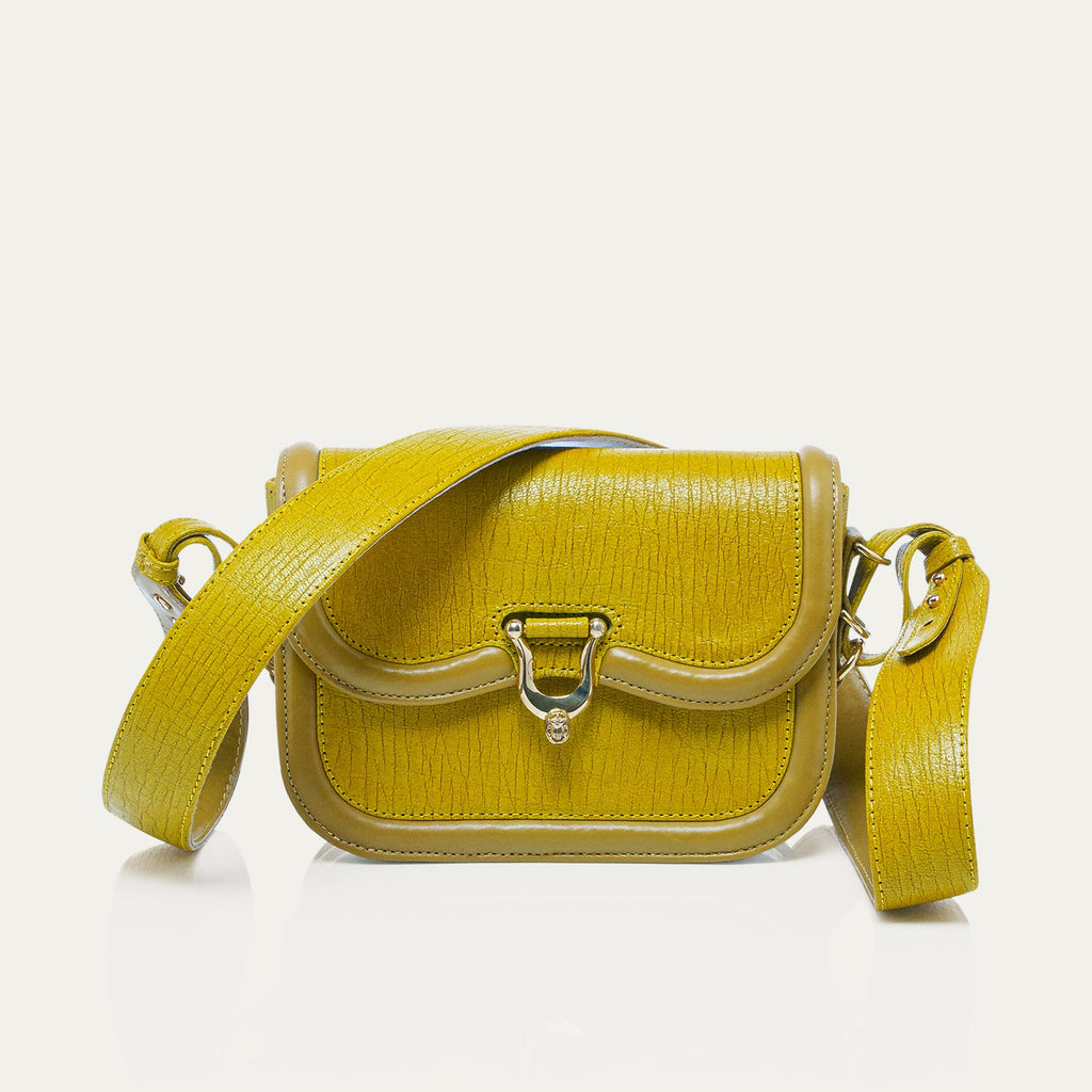 Sac Cuir Mini Manon Soufre