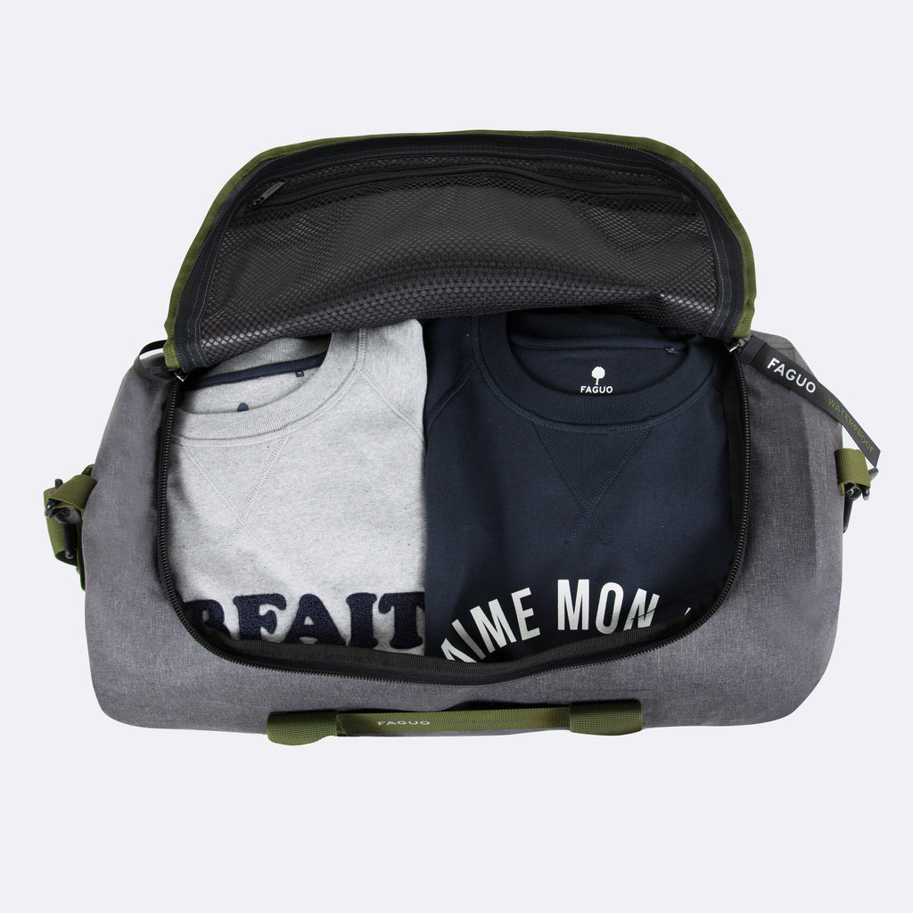Sac De Voyage Travelerw - Gris Fonce Maroquinerie Faguo