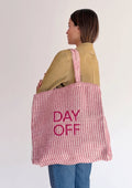 Sac - Rayé Rose - Day Off