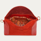 Sac Mini Gaia Suède Coquelicot
