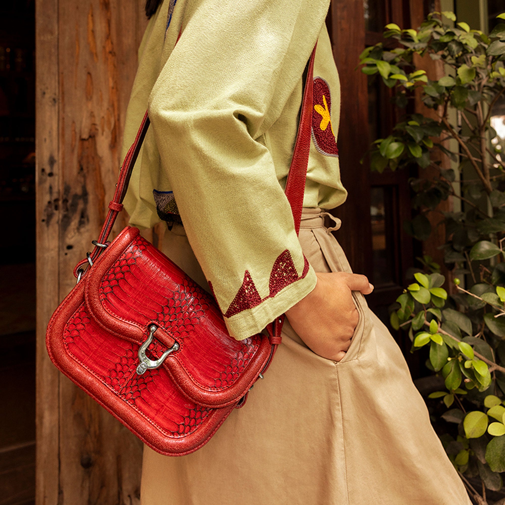 Sac Mini Manon Cobra rubis