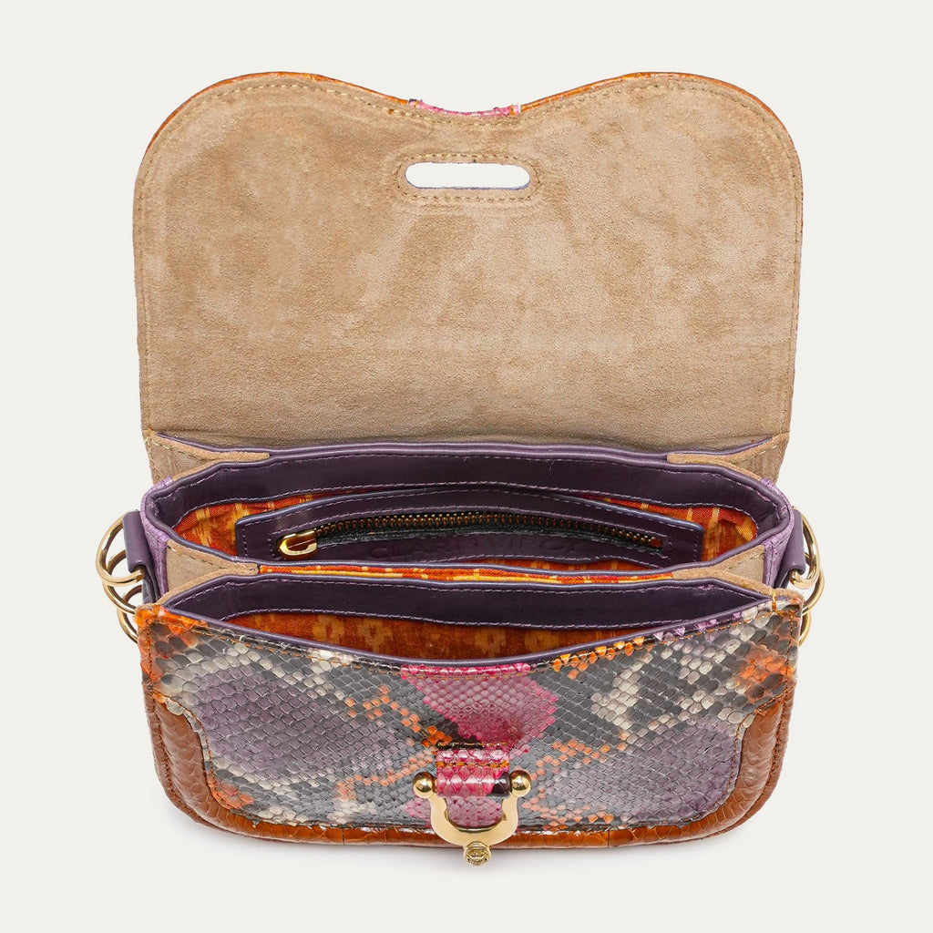 Sac Mini Manon Python Rosavande