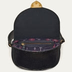 Sac Python Big Victoria Noir Anse Et Bandouliere