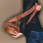 Sac Python Lily Moka