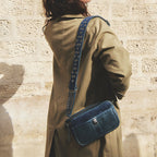 Sac Python Lily Navy