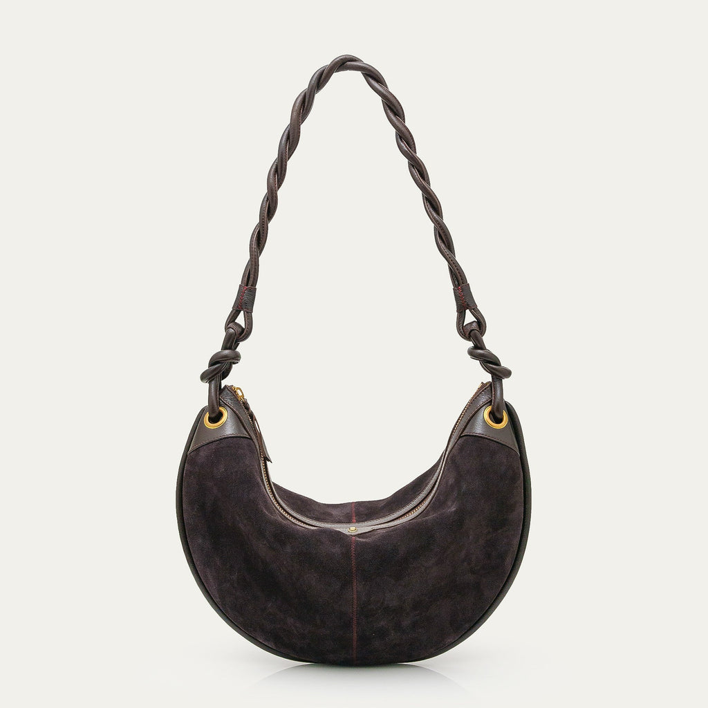 Sac Suède Big Chris Brun Fumé