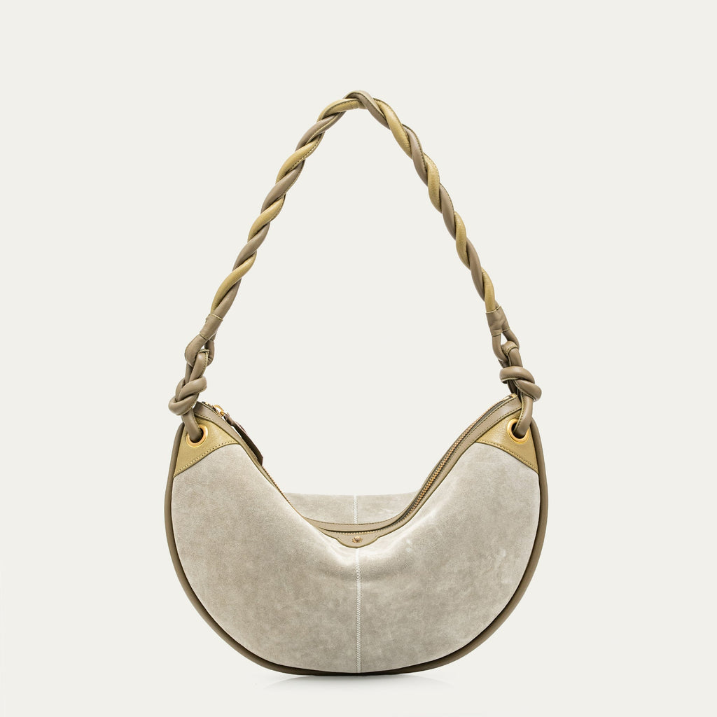 Sac Suède Big Chris Gris Perle