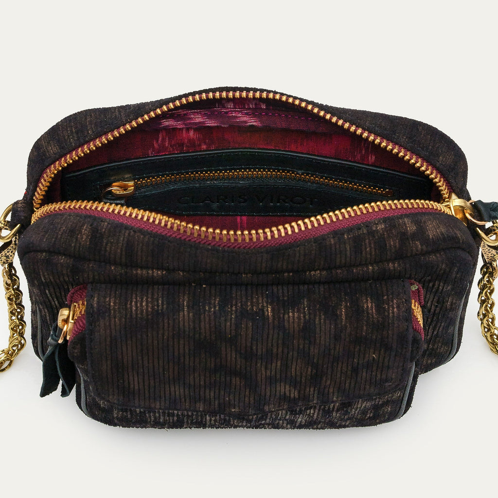 Sac Suede Charly Camouflage Métallique