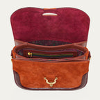 Sac Veau Velours Mini Manon Brique