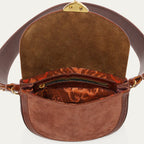 Sac Veau Velours Victoria Cognac