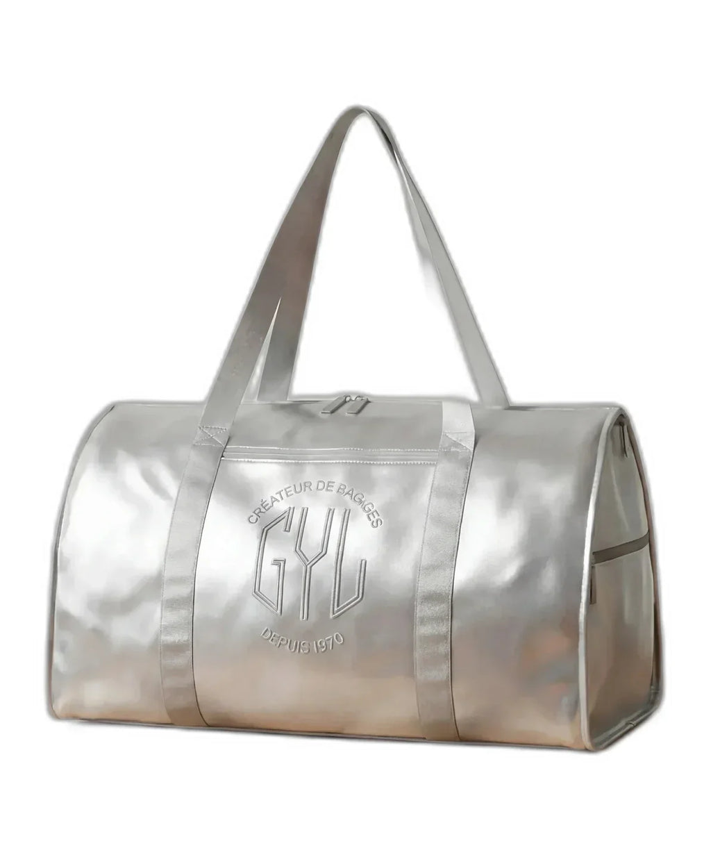 sac de voyage pliant argent GYL en situation lifestyle 55 cm