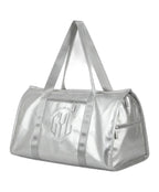 sac de voyage pliant argent GYL vue trois quarts 55 cm