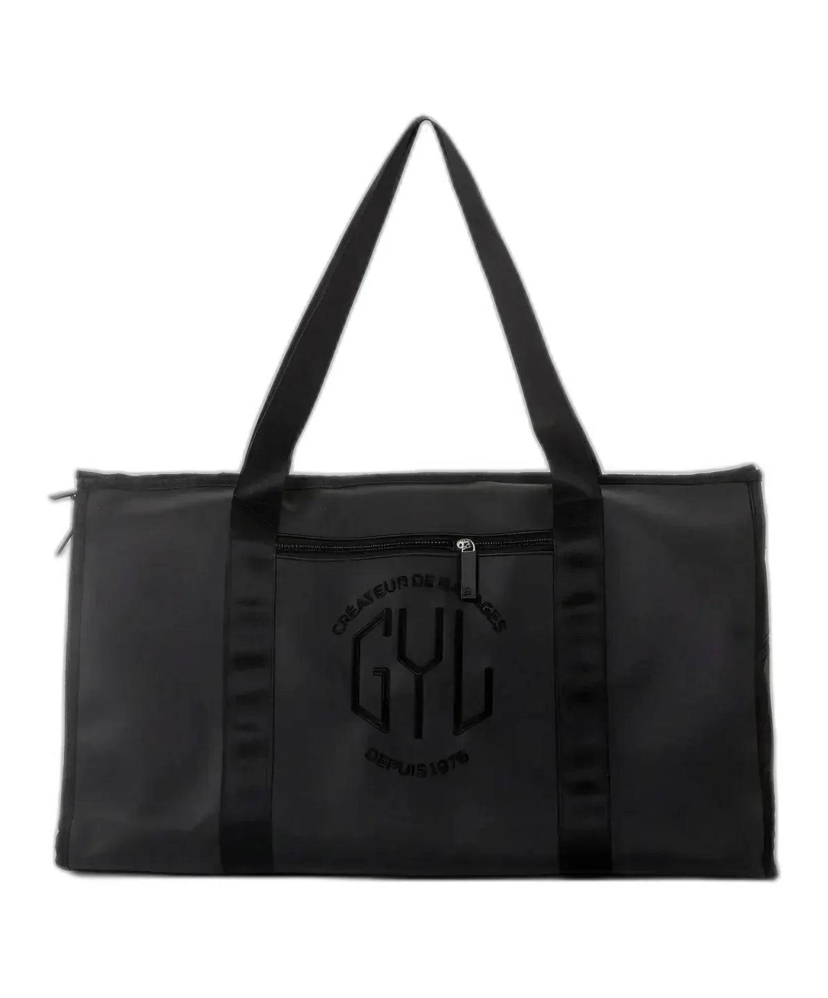 sac de voyage pliant noir GYL vue de face 55 cm