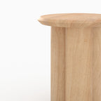 sacha table d appoint en bois de manguier diametre 40 cm