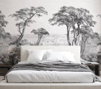 Fresque Saint Tropez - Grisaille