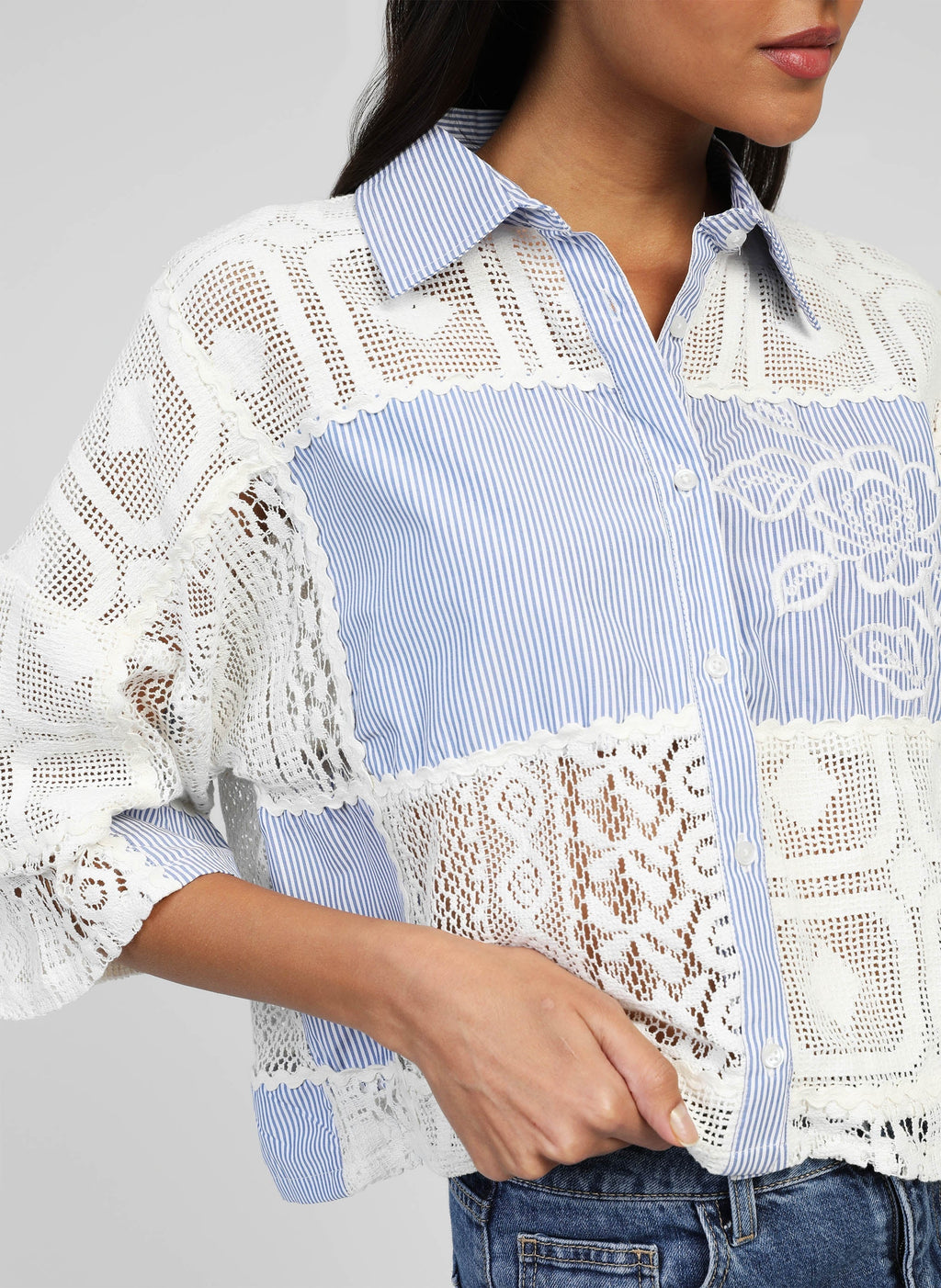 Chemise Salbama Bleu