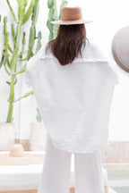 SAMI Blanche - Chemise Gaze De Coton