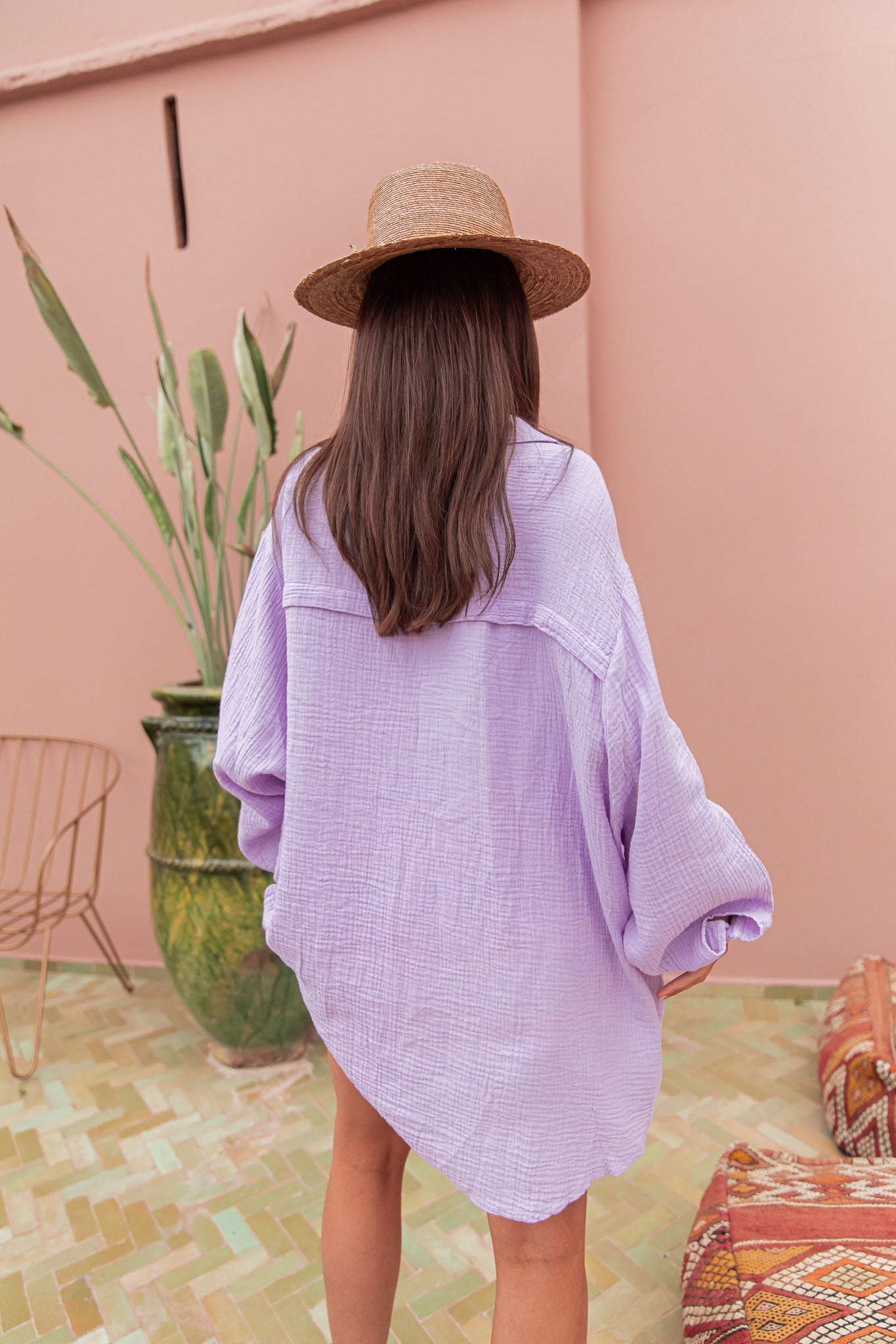 SAMI Parme - Chemise Gaze De Coton