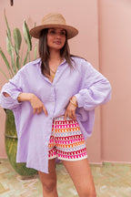 SAMI Parme - Chemise Gaze De Coton