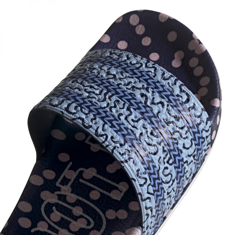 Sandale Adidas Originals Adilette - Bleu - Femme CHAUSSURE Adidas