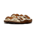 Sandale Arizona Shearling Cadet - Marron - Enfant - Birkenstock - The Bradery