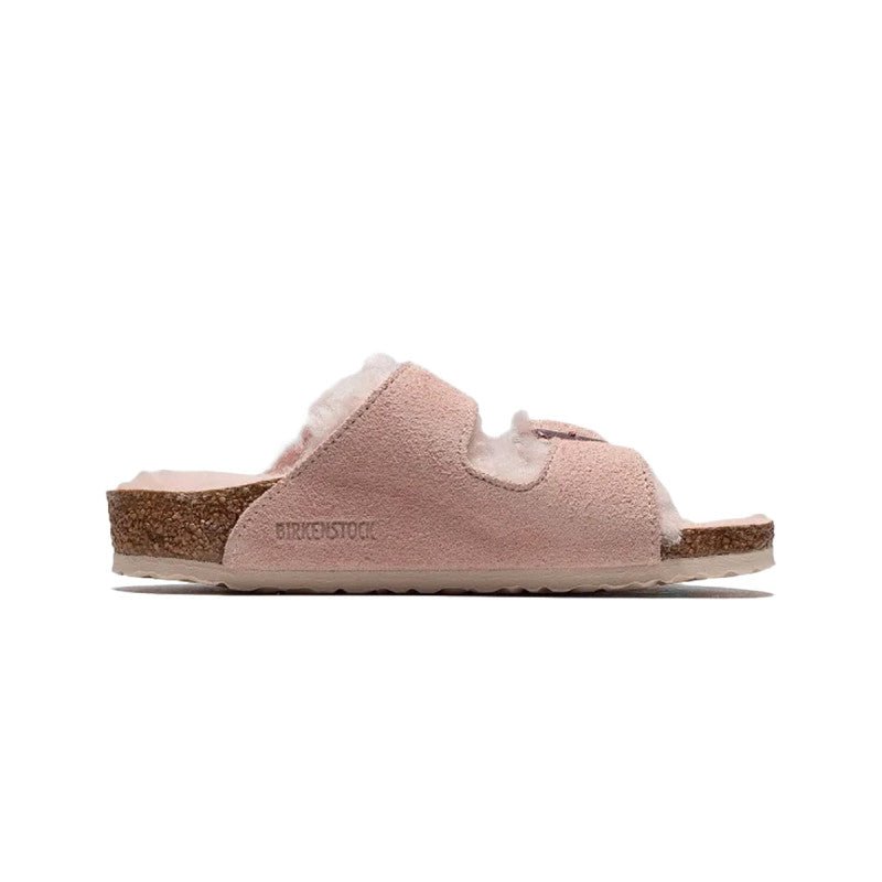 Sandale Arizona Shearling Junior - Rose Clair - Enfant - Birkenstock - The Bradery