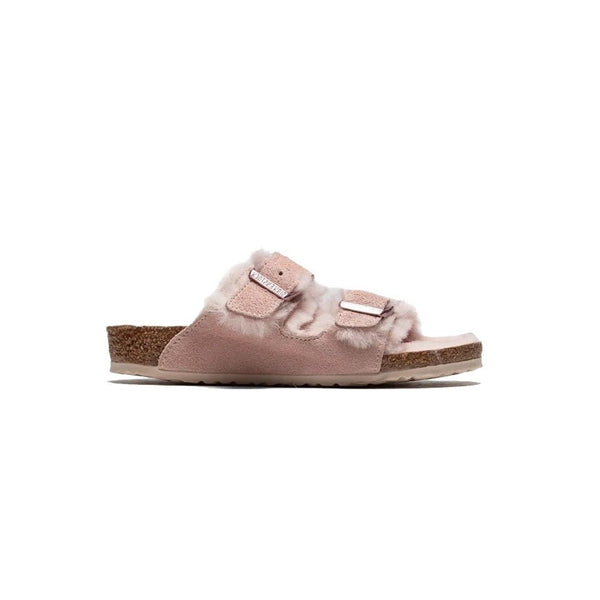 Sandale Arizona Shearling Junior - Rose Clair - Enfant - Birkenstock - The Bradery