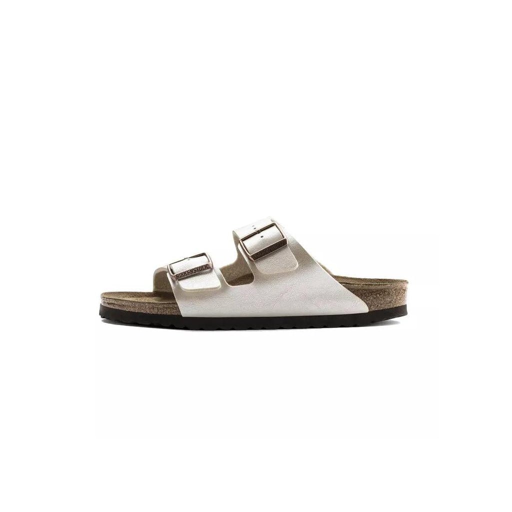 Sandales Birkenstock Arizona Bf Étroite - Blanc, Beige, Noir