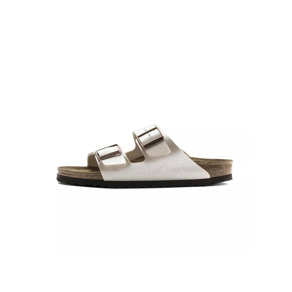 Sandales Birkenstock Arizona Bf Étroite - Blanc, Beige, Noir