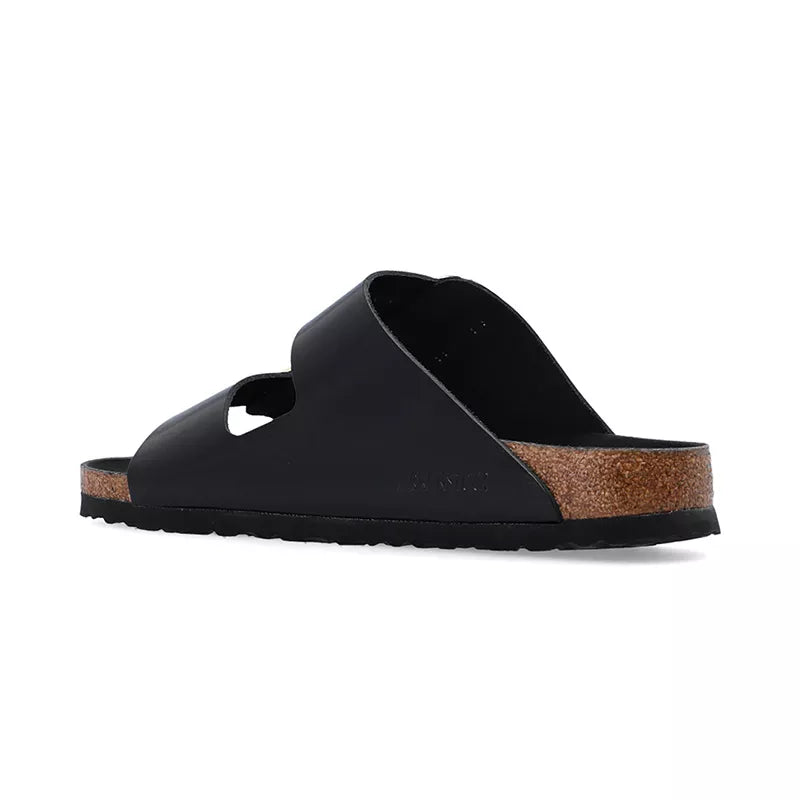 Sandales Arizona Big Buckle Étroite - Noir/Doree