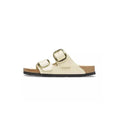 Sandales Arizona Big Buckle Cuir Étroite - Ecru/Beige