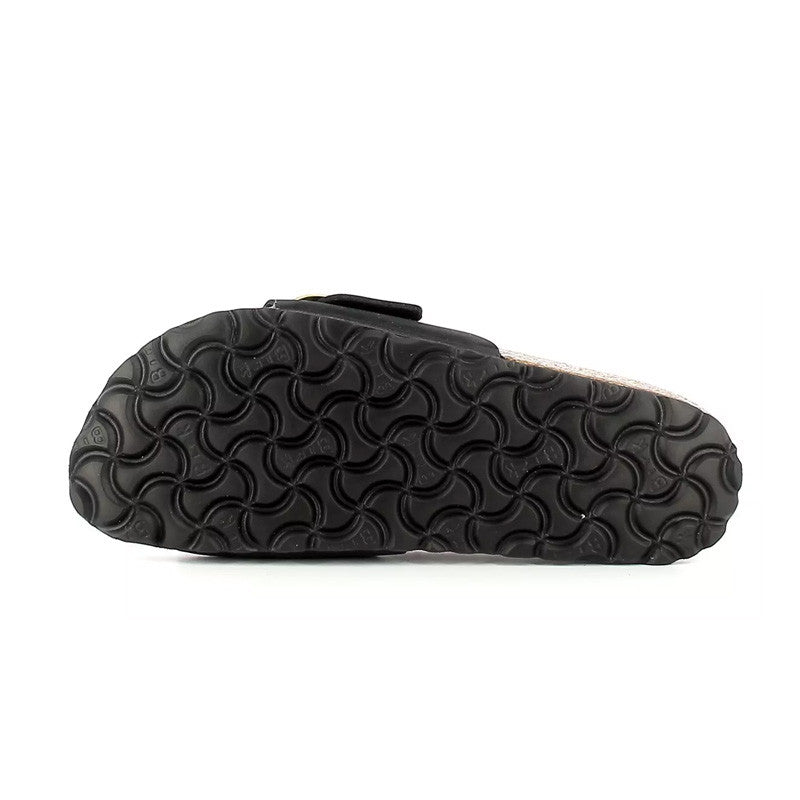 Mules Madrid Big Buckle - Noir