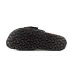 Mules Madrid Big Buckle - Noir