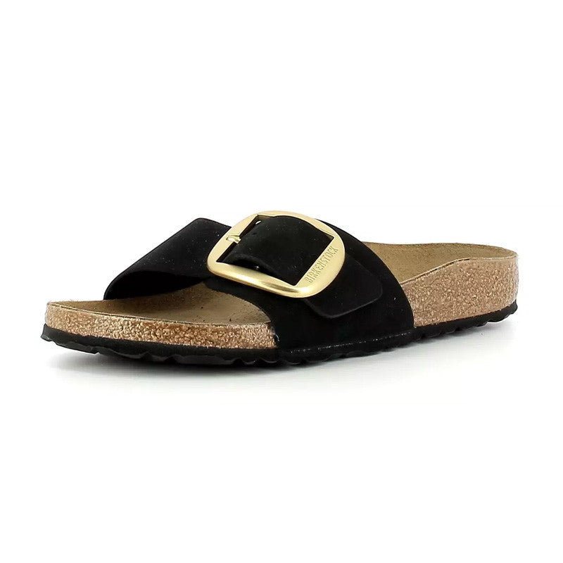 Mules Madrid Big Buckle - Noir