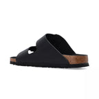 Sandales Arizona Big Buckle Étroite - Noir/Doree
