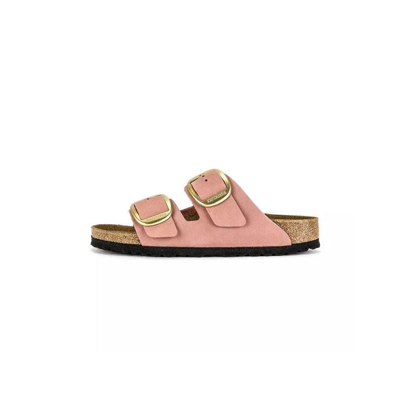 Sandales Arizona Big Buckle Étroite - Rose Clair, Beige