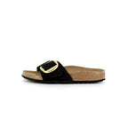 Mules Madrid Big Buckle - Noir