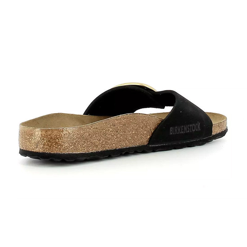 Mules Madrid Big Buckle - Noir