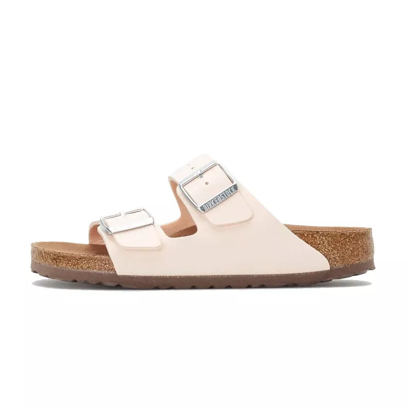 Sandales Birkenstock Arizona Birko Flor Étroite - Rose Beige