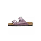 Sandales Arizona Cuir Étroite - Violet, Dorée