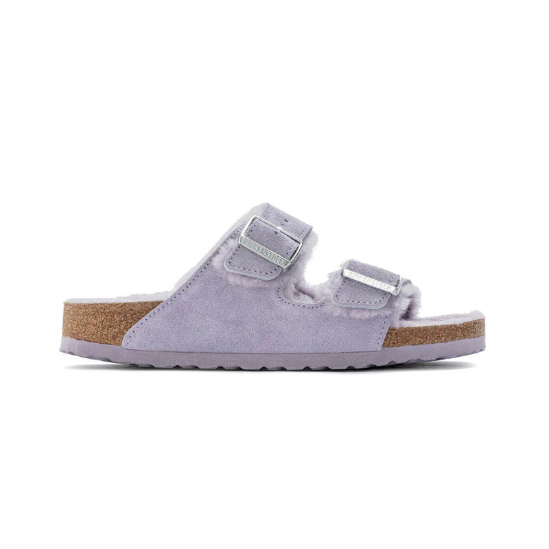 Birkenstock - Sandales Arizona Shearling Leve - Violet - Mixte
