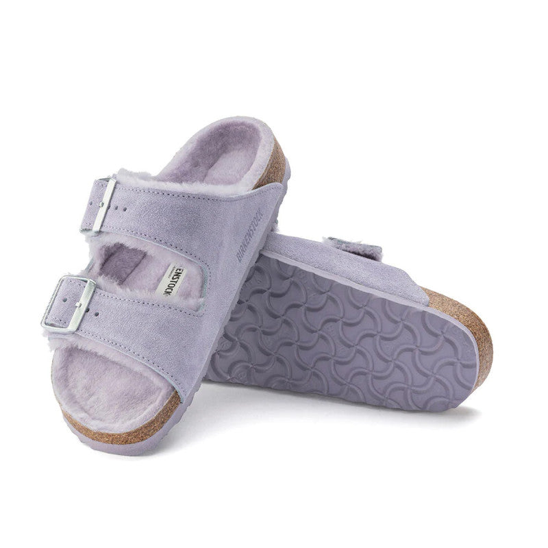 Birkenstock - Sandales Arizona Shearling Leve - Violet - Mixte